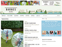 Tablet Screenshot of barnesmums.com